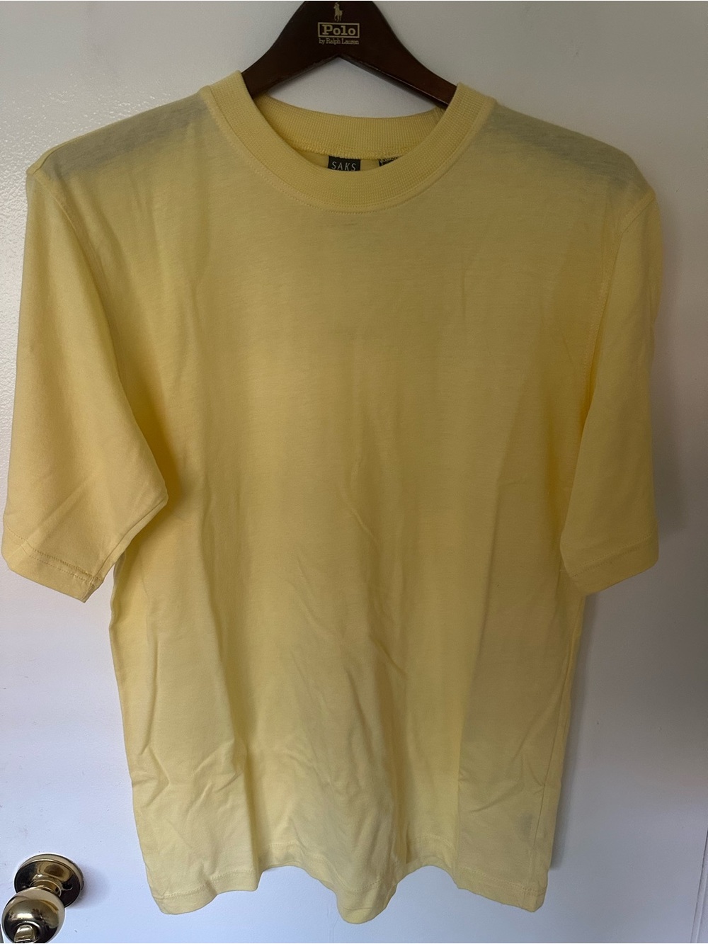 Saks Fifth Avenue Men's Short Sleeve Crew Neck T-Shirt - 100% Cotton